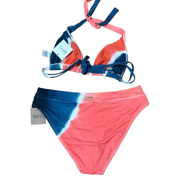 SKYE NWT Celeste Tye Dye Bikini Size L/M - Picture 6 of 6